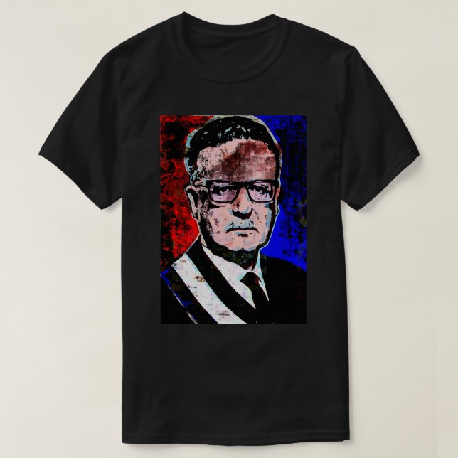 Camiseta Salvador Allende Gossens (Frente do Design)