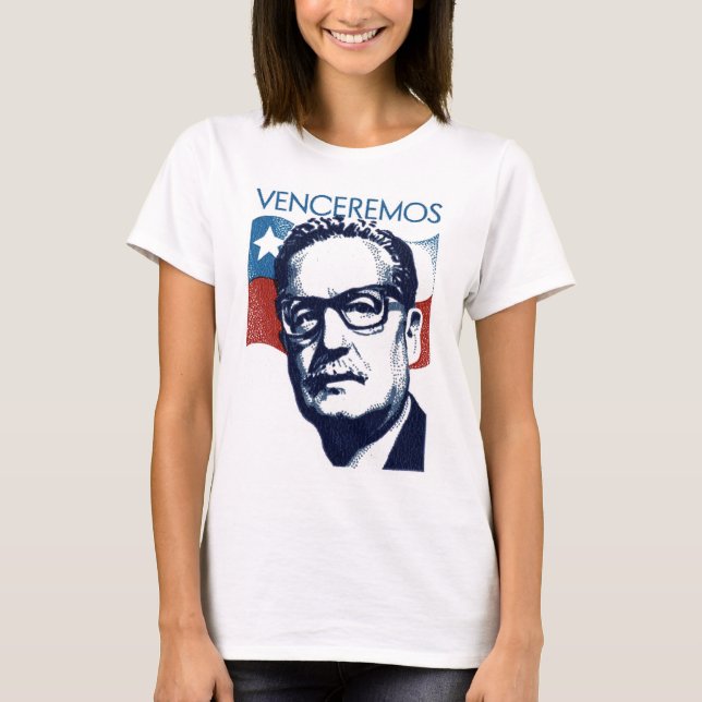 Camiseta Salvador Allende - Venceremos (Frente)
