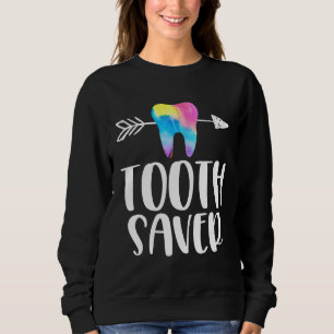Camiseta Salvador de dente dentista engraçado assistente de