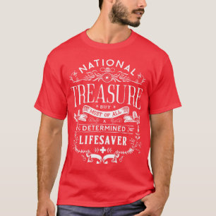 Camiseta Salvador de Vida Guarda-Vida Tesouraria do Tesouro