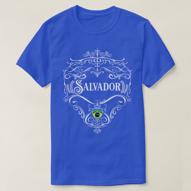 Camiseta Salvador Vintage design 1 (Frente do Design)