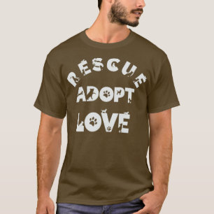 Camiseta Salvamento Adotar Cachorros de Amor