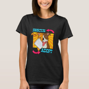Camiseta Salvamento Adotar Cães Cães Salvamento Animal