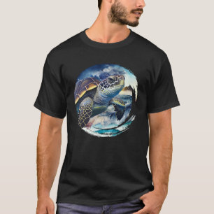 Camiseta Salvamento das tartarugas Proteção ambiental Ocean