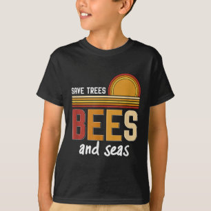 Camiseta Salvamento De Abelhas De Árvores E Proteção Ambien