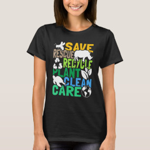 Camiseta Salvamento de Abelhas Reciclar Plástico - Terra D