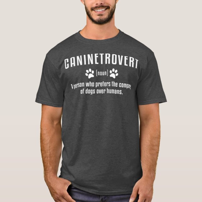 Camiseta Salvamento De Animais De Cão Sortudo - Caninetrove (Frente)