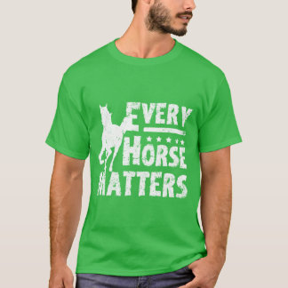 Camiseta Salvamento de cavalos Todos os cavalos são engraça