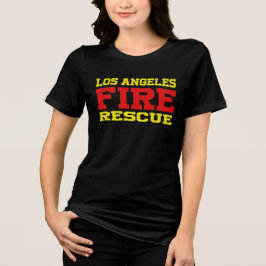 Camiseta salvamento de incêndio em LAPD