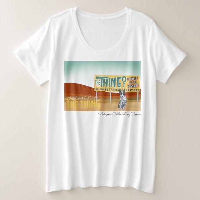 Camiseta Salvamento do cão do gado da arizona - a coisa (Frente do Design)