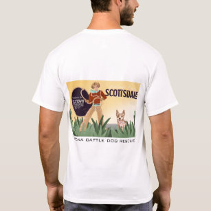 Camiseta Salvamento do cão do gado da arizona - cidade