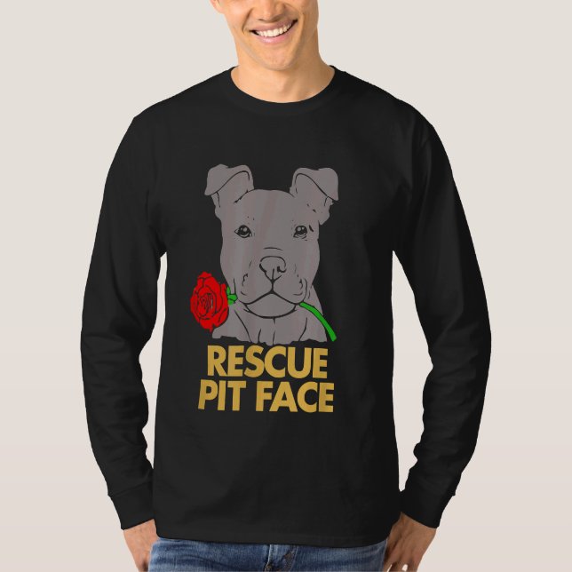 Camiseta Salvamento do Pit de Emergência do Lover Face Pitb (Frente)