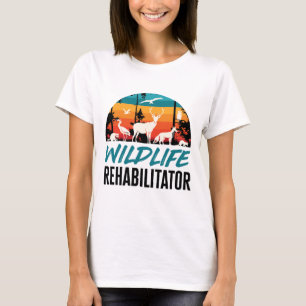 Camiseta Salvamento do Reabilitador da Vida Selvagem