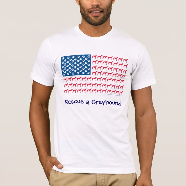 Camiseta Salvamento Patriótico de Greyhound (Frente)