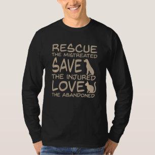 Camiseta Salvamento Salva Amor - Cão Cachorro Cachorro Salv