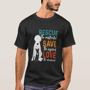 Camiseta Salvamento Salve Amor Animal Rescut Gato