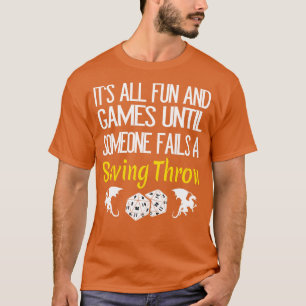 Camiseta Salvando papel de Caneta RPG RPG
