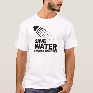 CAMISETA SALVAR A ÁGUA. CHÁ JUNTO