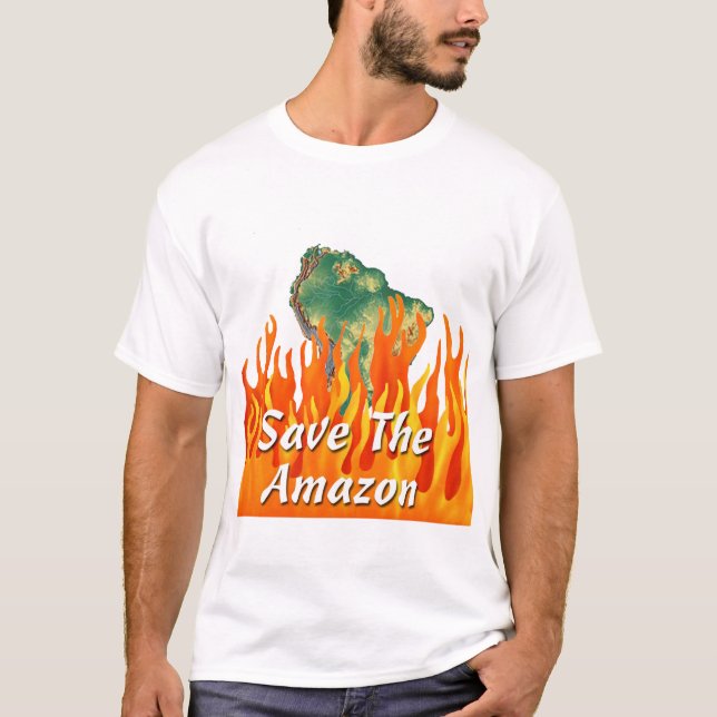 Camiseta Salvar A Amazônia (Frente)