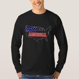 Camiseta Salvar a América, Estados Unidos, Mapa País 4 De J