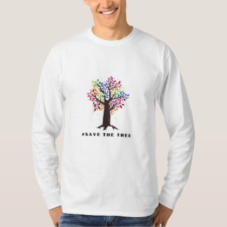 Camiseta salvar a árvore