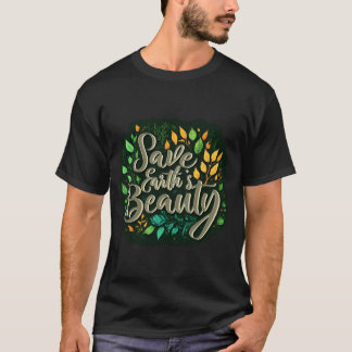 Camiseta Salvar a beleza da Terra