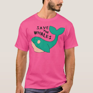 Camiseta Salvar A Conservação Das Baleias