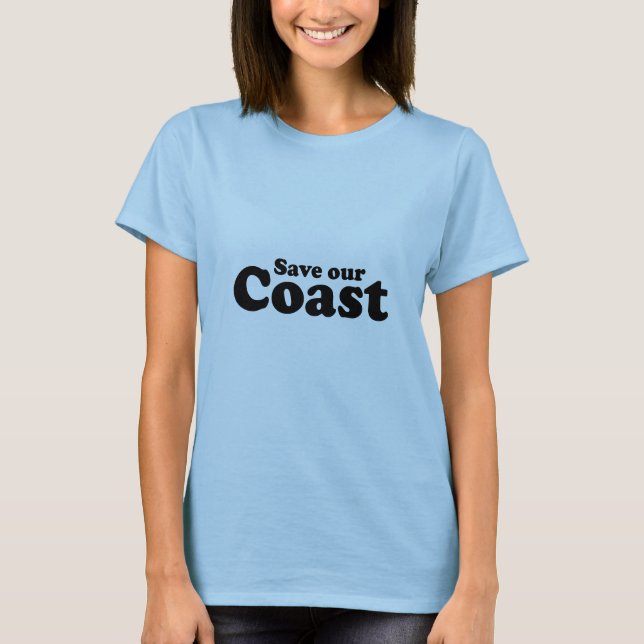 CAMISETA SALVAR A COSTA (Frente)