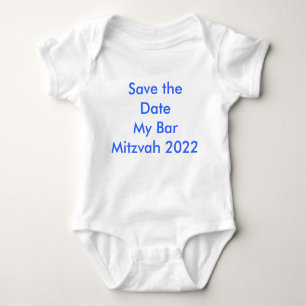 Camiseta Salvar a data meu bar Mitzvah 2022