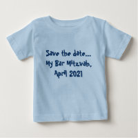 Salvar a data… Meu bar Mitzvah, em abril de 2021