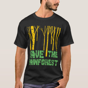Camiseta Salvar a floresta húmida