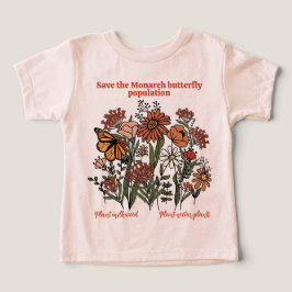 Camiseta Salvar a População de Borboletas Monarca