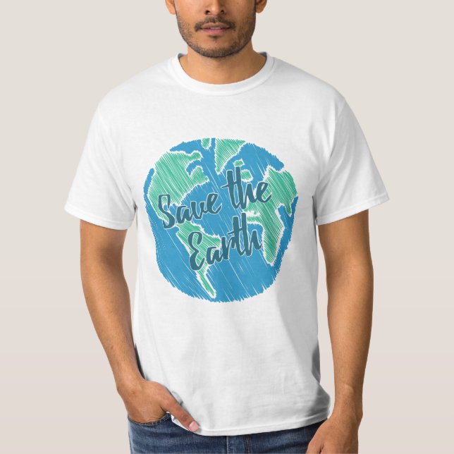Camiseta Salvar a Terra (Frente)