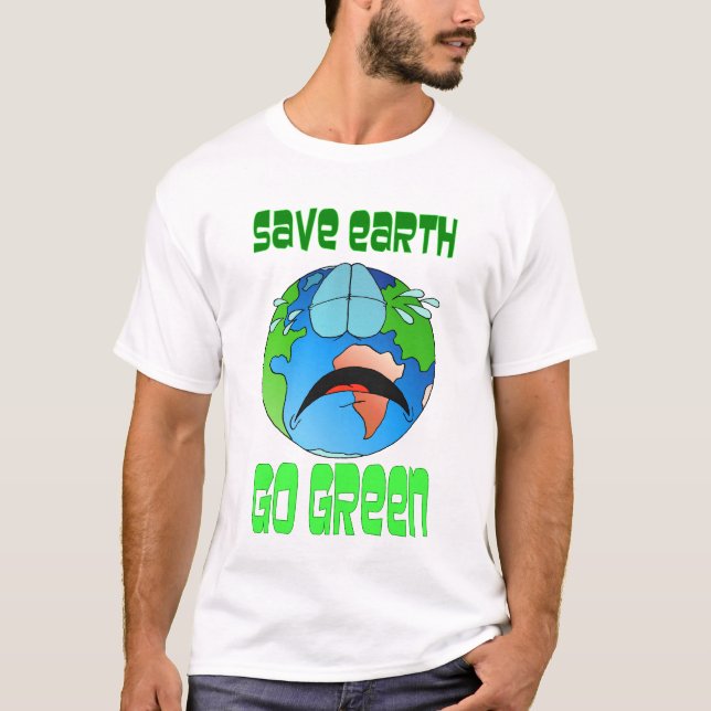 CAMISETA SALVAR A TERRA (Frente)