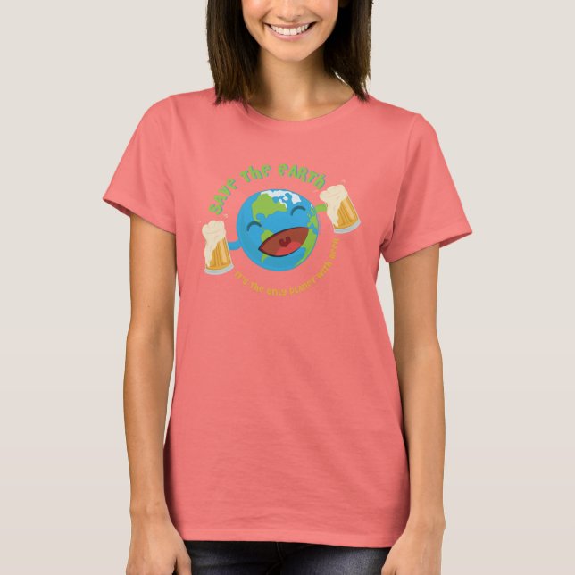 Camiseta Salvar a Terra (Frente)