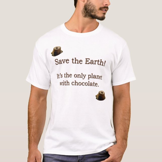 Camiseta Salvar a terra! (Frente)