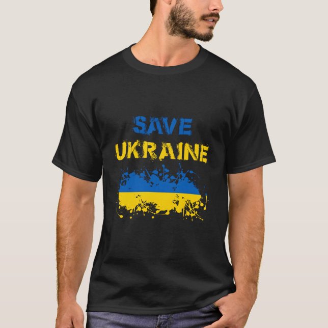 Camiseta Salvar a Ucrânia (Frente)