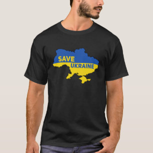 Camiseta Salvar a Ucrânia da incursão russa