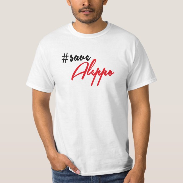 Camiseta Salvar Aleppo (Frente)