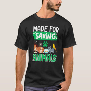 Camiseta Salvar Animais É O Meu Vet.
