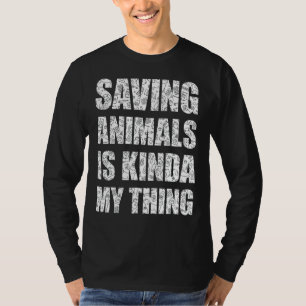 Camiseta Salvar Animais É Tipo O Meu Resgate Animal