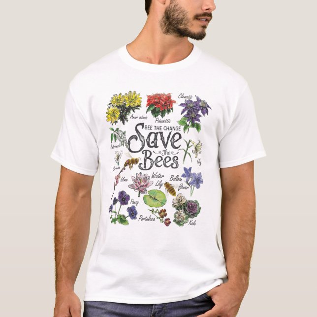Camiseta Salvar As Abelhas (Frente)