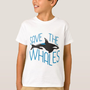 Camiseta Salvar as baleias