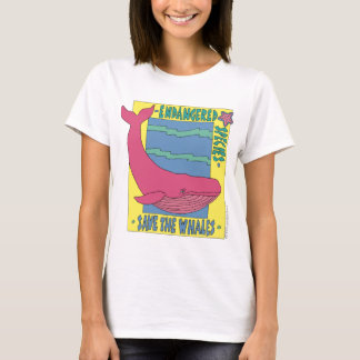 Camiseta Salvar as baleias