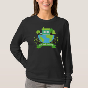Camiseta Salvar as necessidades ambientais do dia do planet