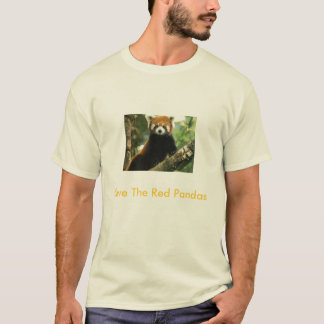 Camiseta Salvar as pandas vermelhas