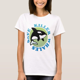 Camiseta Salvar baleias assassinas