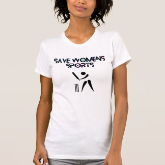 Camiseta SALVAR ESPORTES DE MULHERES, amantes do esporte, T
