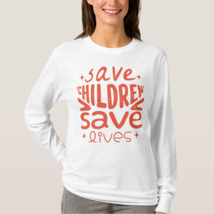 Camiseta Salvar Filhos, Salvar Vidas