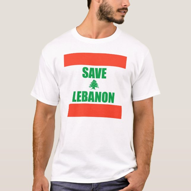 Camiseta Salvar Líbano (Frente)